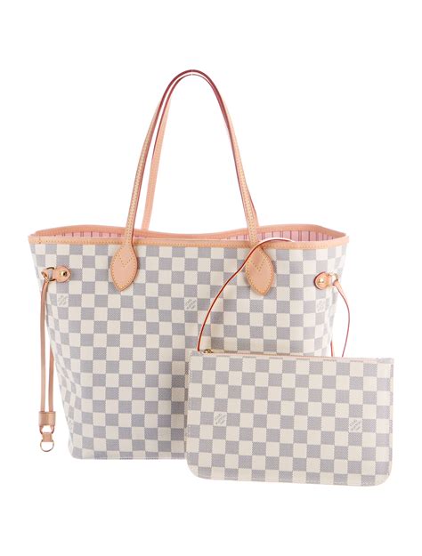 louis vuitton delightful mm damier azur|damier neverfull mm price.